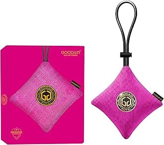 GOODAIR 3.0 Premium Non-Electric Car Air Purifier | Stylish Pink | Patented Technology | Clinically Proven to Prevent Motion Sickness | Tested & Certified to Absorb Toxic Gases | 24/7 Purification