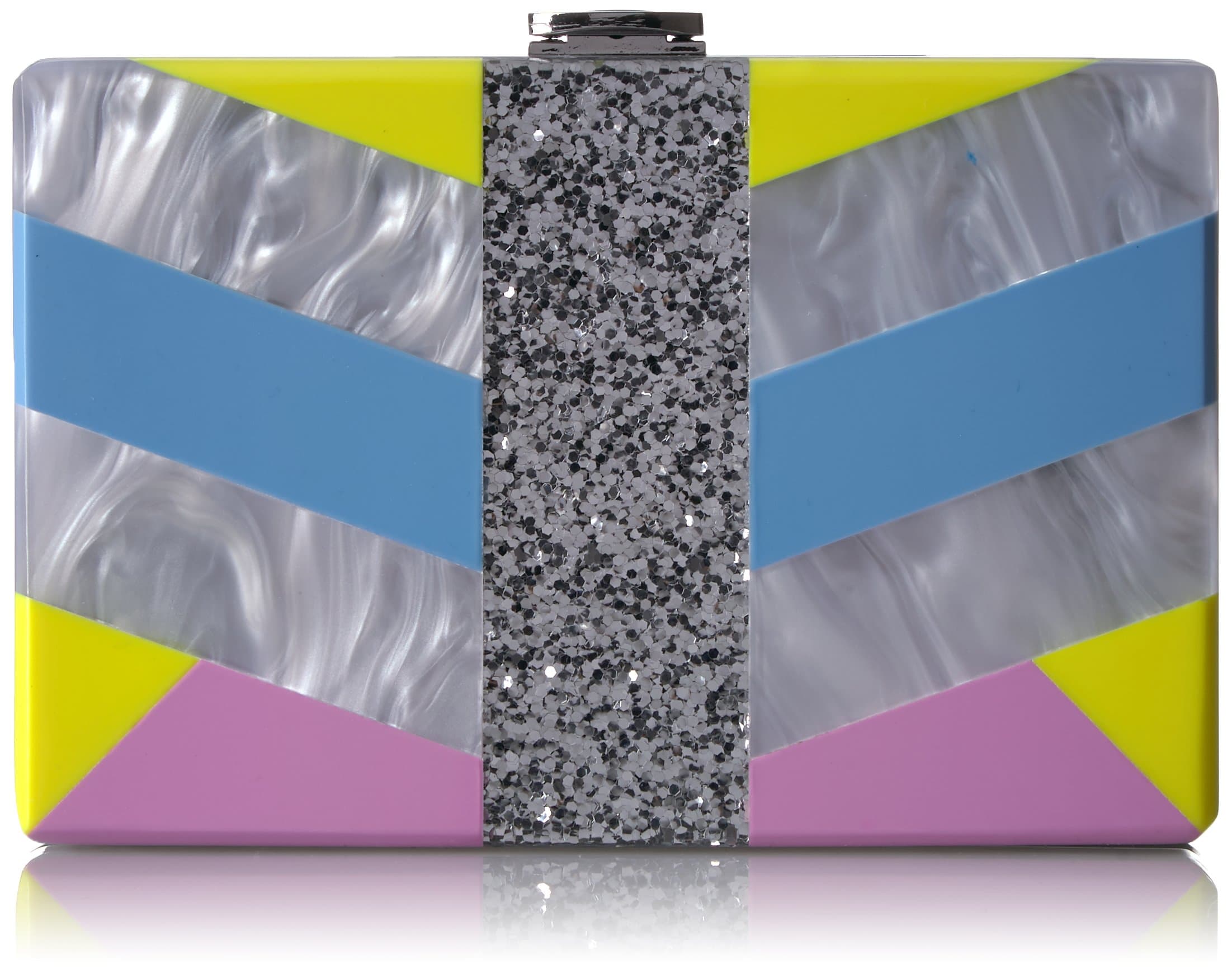 MILLY Geo Square Box Clutch