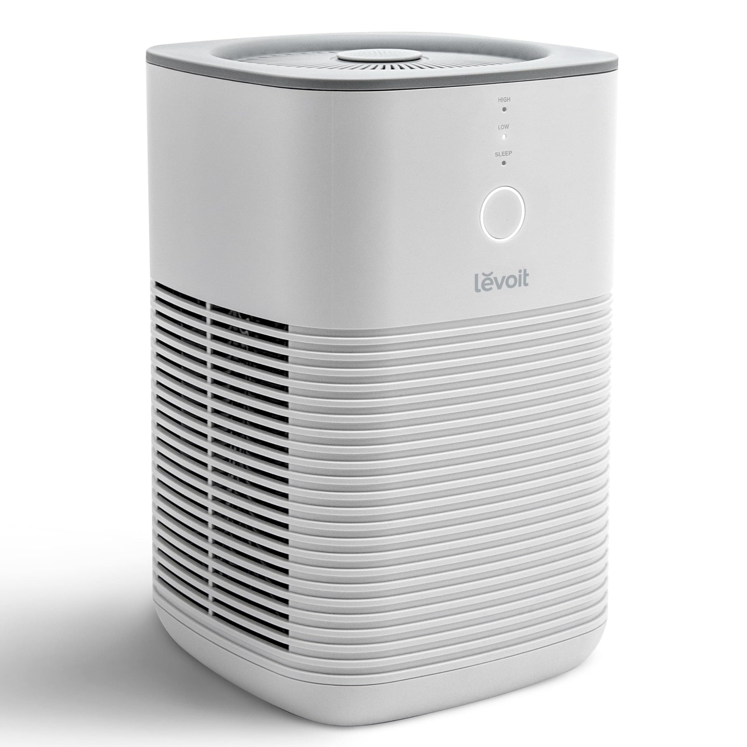 LEVOIT Air Purifier for Home Bedroom, AHAM Verifide, Freshens Small Room with Aroma Pad, For Smoke, Pollen, Pet Dander, Odor, Dust, Office, Desktop, 1 Pack, White