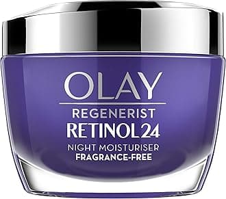 Olay Regenerist Retinol24 Night Face Cream Moisturiser With Retinol and Vitamin B3 50 ml, Fragrance Free