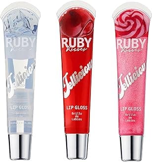 Ruby Kisses Jellicious Mouth Watering Lip Gloss (JLG01&JLG03&JLG06) Long Lasting Shine