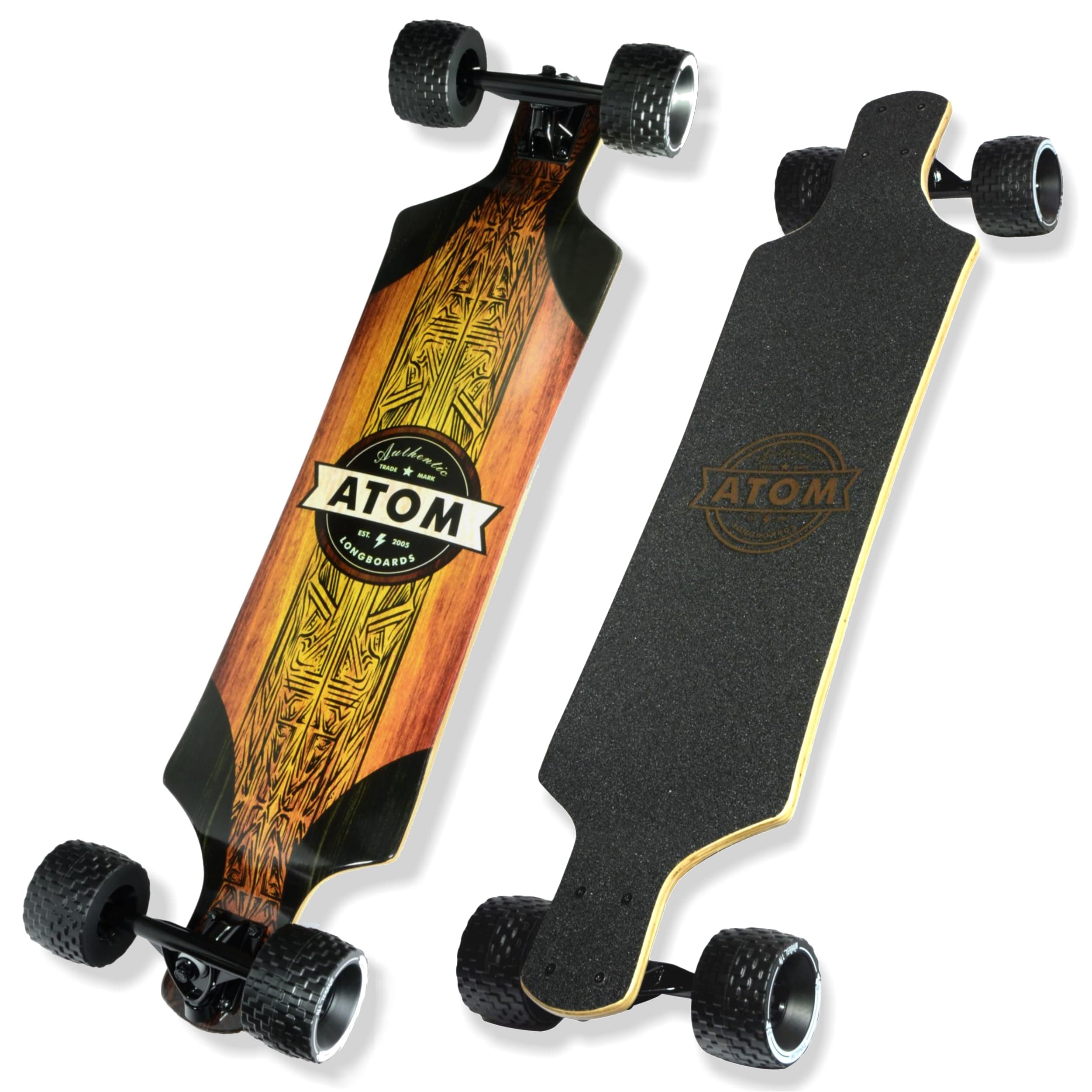 Atom Longboards Atom All-Terrain Longboard - 39" , Woody