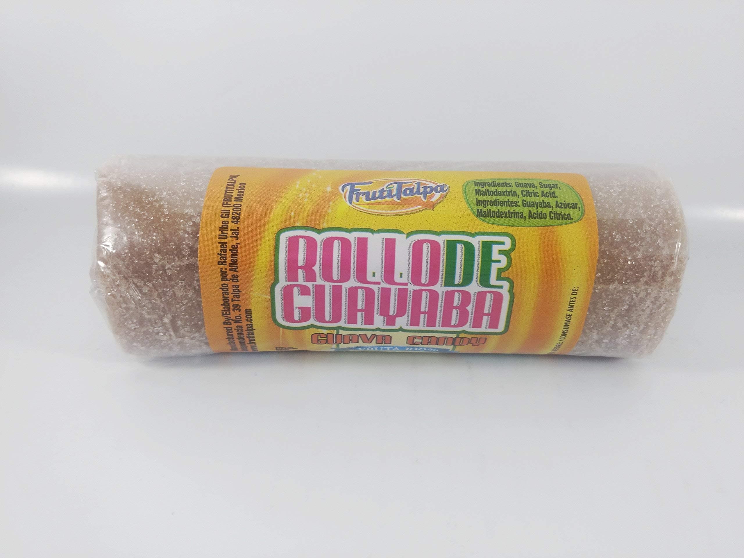 Guava Roll Candy Dulce Rollo De Guayaba 1LB (Pack of 1) Authentic Mexican Candy with Free Chocolate Kinder Bar