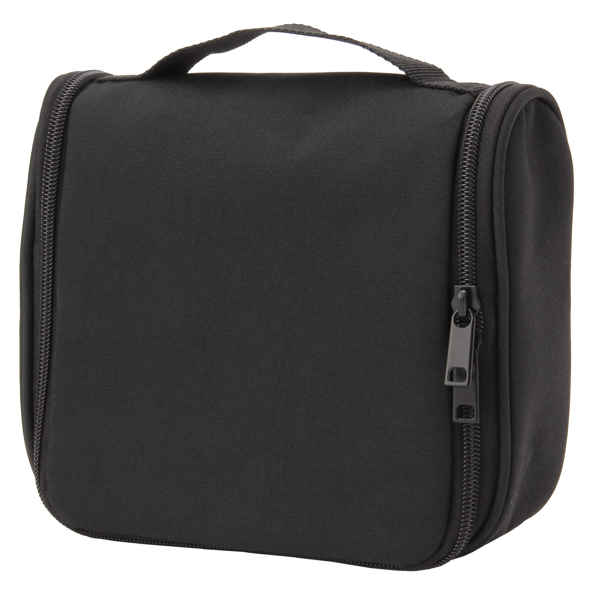 Polyester Hanging Travel Case, 16 cm Width x 19 cm Depth x 6 cm Height, Black