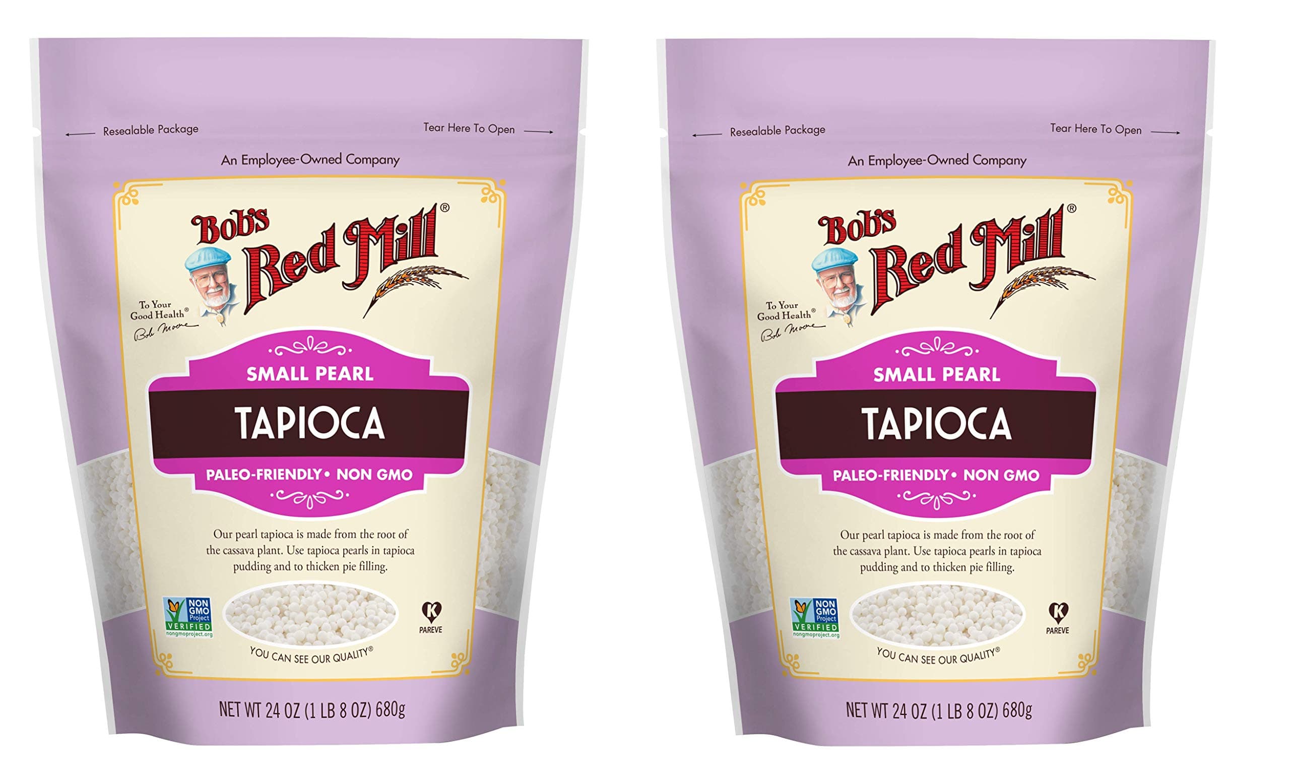 Bob's Red Mill Small Pearl Tapioca - 24 oz - 2 pk 24 Ounces