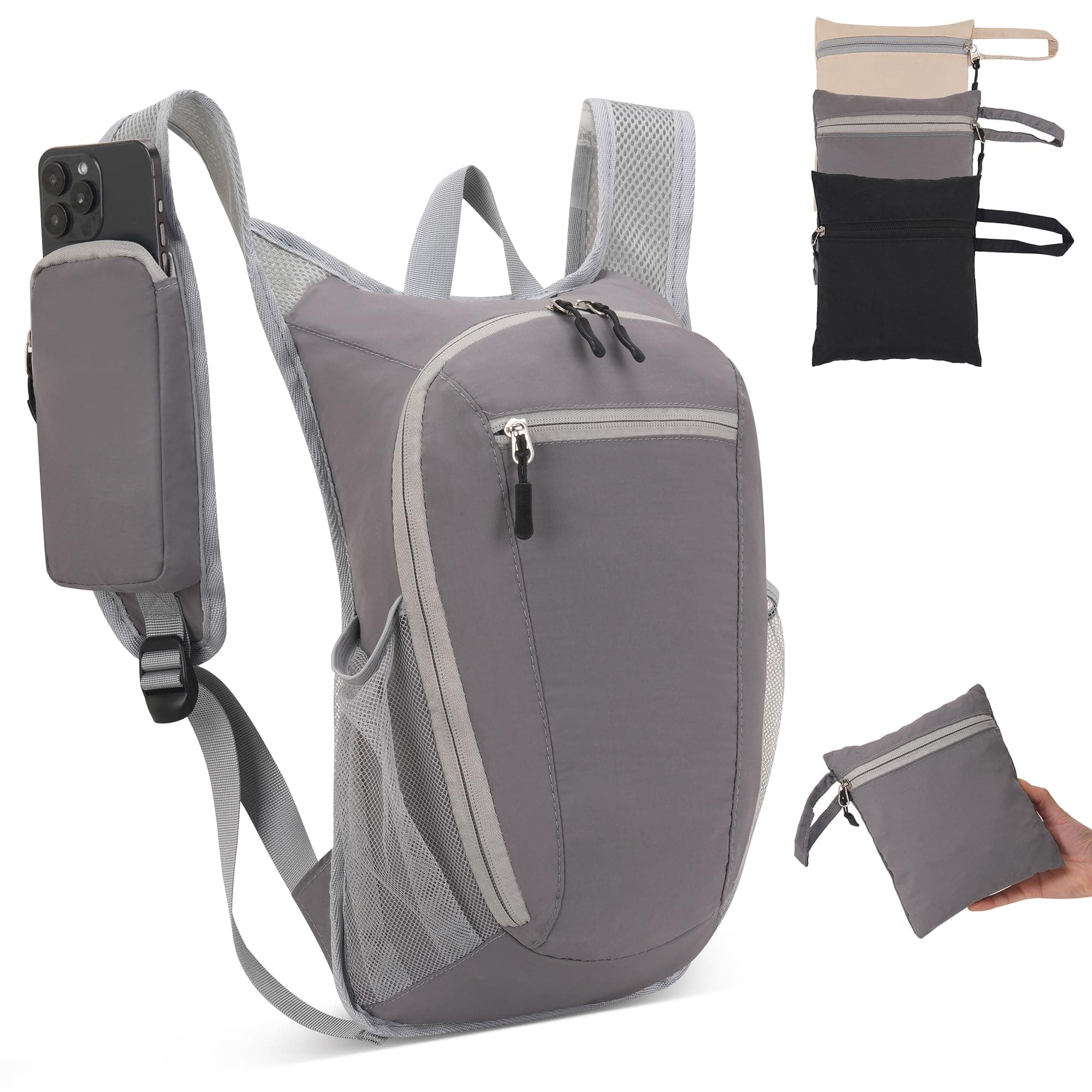 35L Foldable Backpack Ultralight Foldable Hiking Backpack Waterproof Daypack Trekking Backpack for Camping Hiking Travel Sports Climbing Cycling Outdoor Sporty Men Women