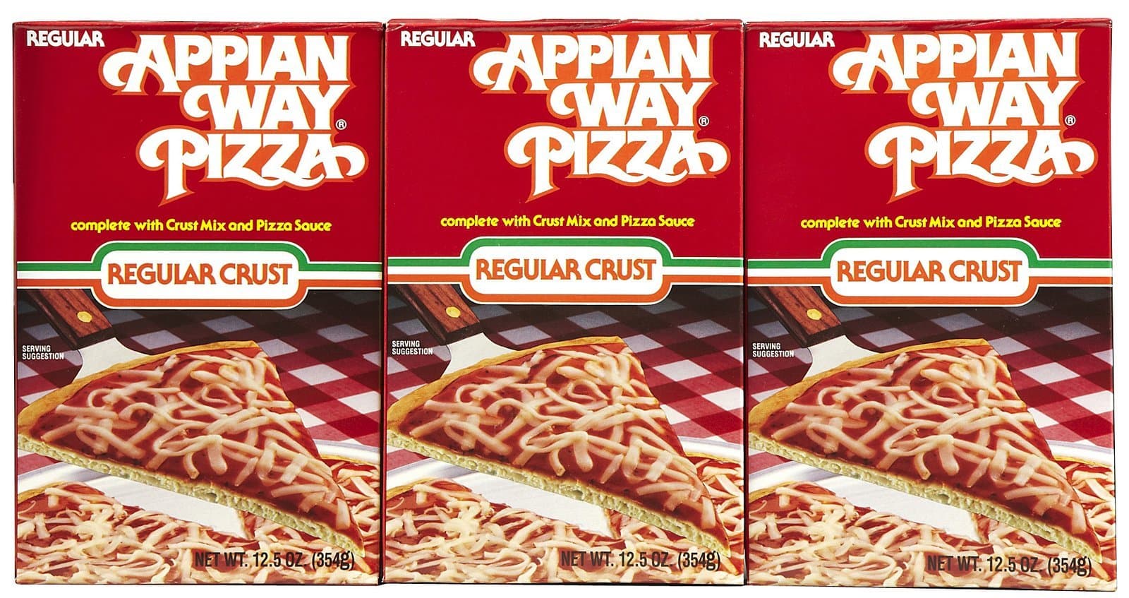 Appian Way Pizza, Plain, 12.5 oz, 3 pk