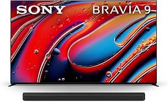 Sony 65 Inch Mini LED QLED 4K Ultra HD TV BRAVIA 9 Smart Google TV with Dolby Vision HDR and Exclusive Features for PlayStation 5 (K-65XR90), 2024 Model BRAVIA Theater Bar 9 Sound Bar