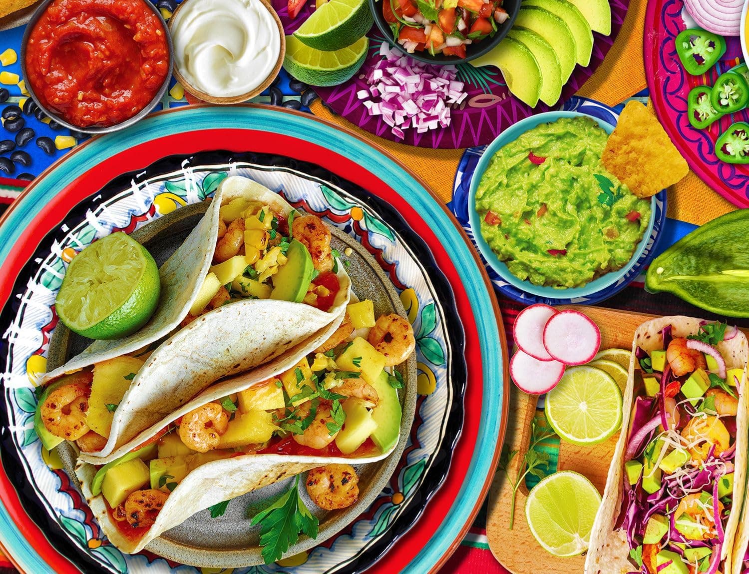 Taco Table 1000 Piece Jigsaw Puzzle