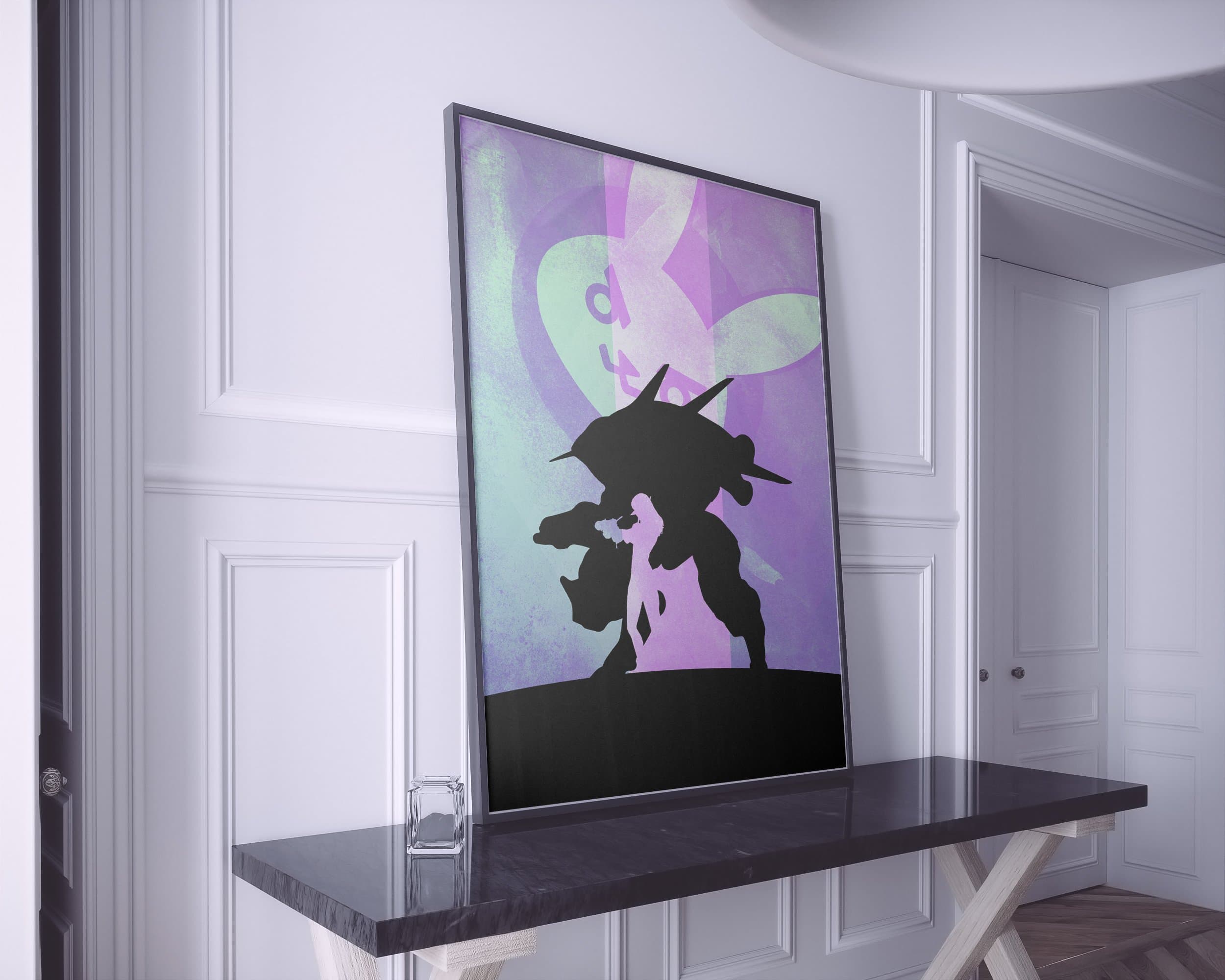Overwatch DVA Print. DVA Minimal Poster (A2)