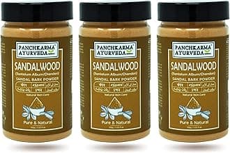 Panchkarma Ayurveda Herbal & Natural Sandalwood Powder (Santalum Album/chandan) For Fairness Sun-Tan Acne-Spot Face Pack (300g)