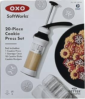 Softworks 20-Piece Cookie Press Set