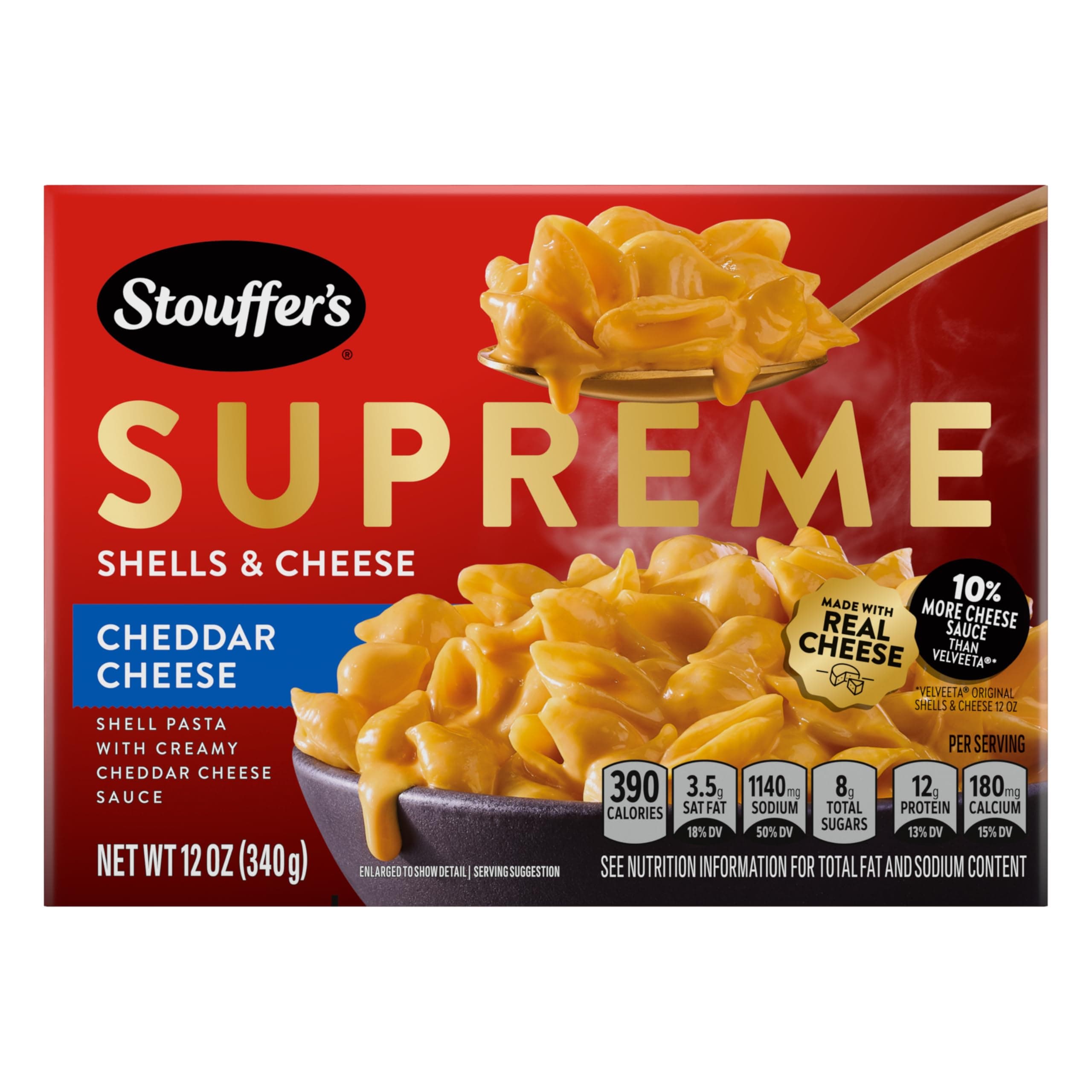 Supreme Shells And Cheese, Cheddar Cheese, Boxed Mac & Cheese, Dinner Kit