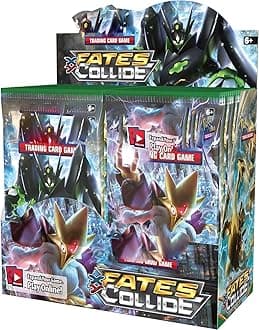 Pokemoon TCG 50-Card Bundle – 5 Packs of 10 Random Cards | Includes Rare, Holo, & Common Carrds | Collectible Trading Board Games (Fates Collide)