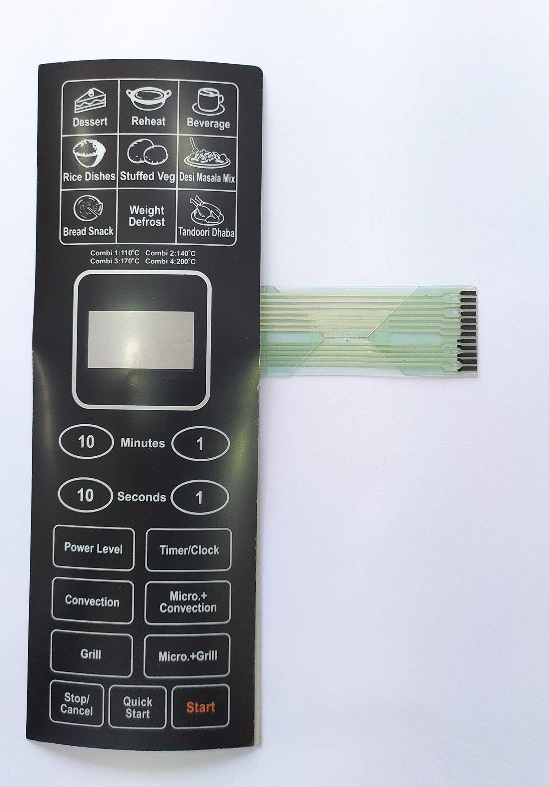Able 25BC3 Microwave Oven Membrane Keypad