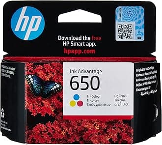 HP|HP 650 Tri-Color Original Ink Cartridge|Cyan-Magenta-Yellow|200 pages|HP Deskjet Ink Advantage 2515, 2515, 4515|CZ102AK.