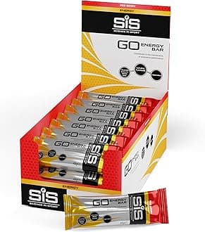 GO Energy Bar | 26g Carbohydrates | 4.5g Protein | Easily Digestible | High Carb Snack | Red Berry Flavour | 30 Pack