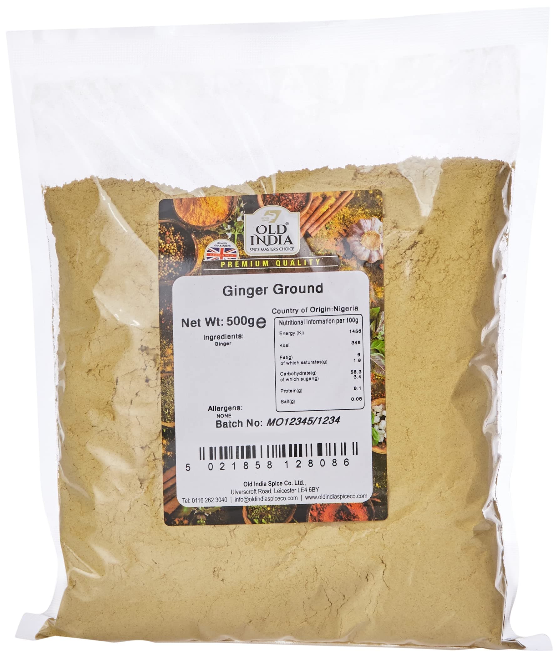 Old India Ginger Ground 500g