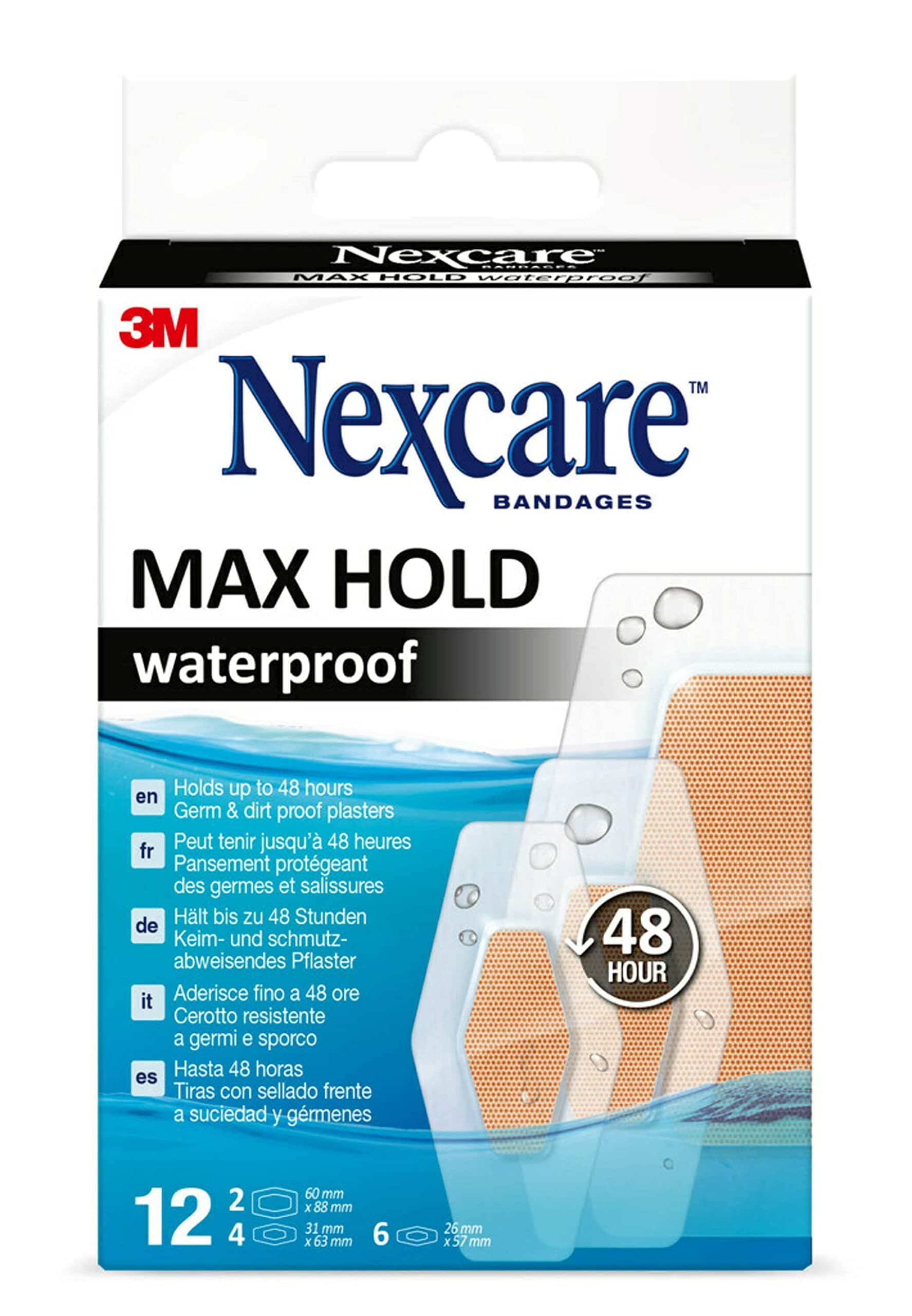 Max Hold Waterproof Plasters