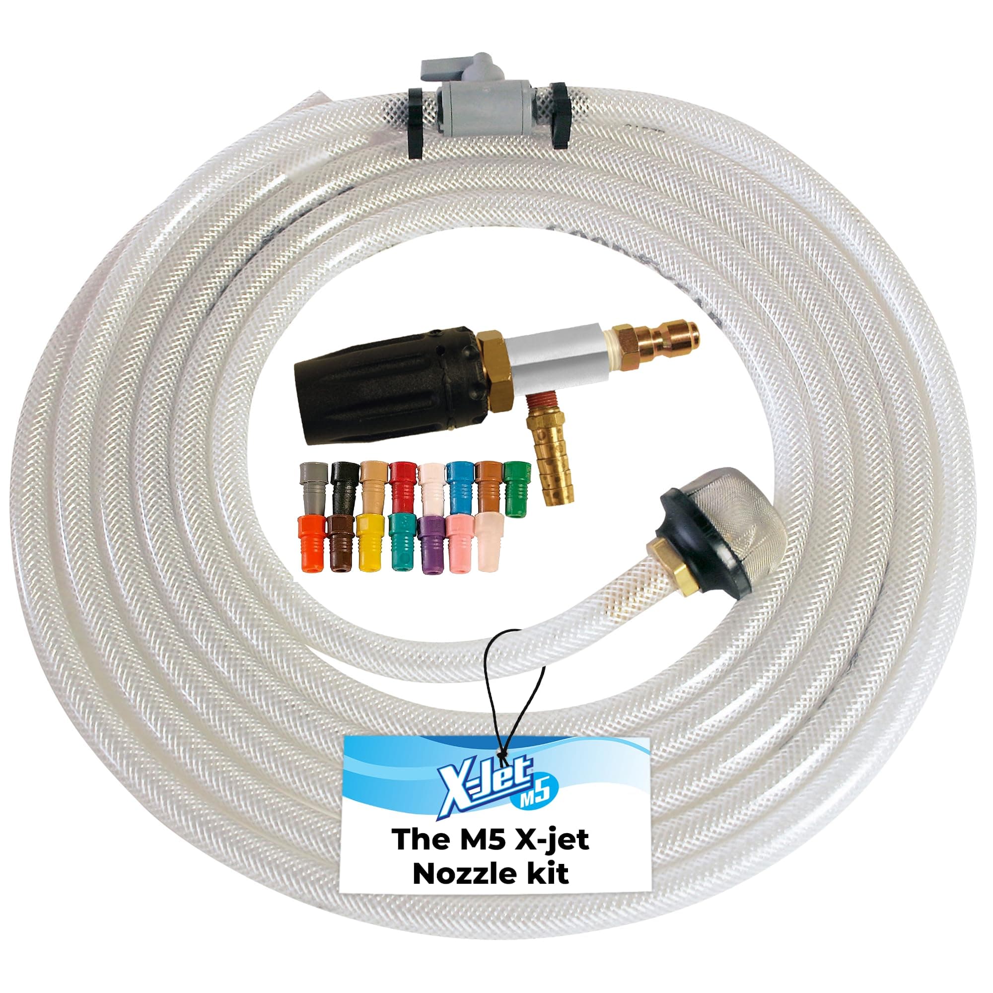 XJET M5 HIGH PRESSURE DELUXE VARIABLE LONG RANGE NOZZLE # 13 (3000 to 4000 psi. 4 to 6 GPM)