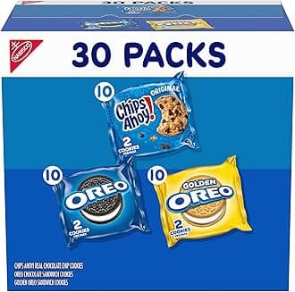 Sweet Treats Cookie Variety Pack OREO, OREO Golden & CHIPS AHOY!, 30 Snack Packs- 3PACK OF 30