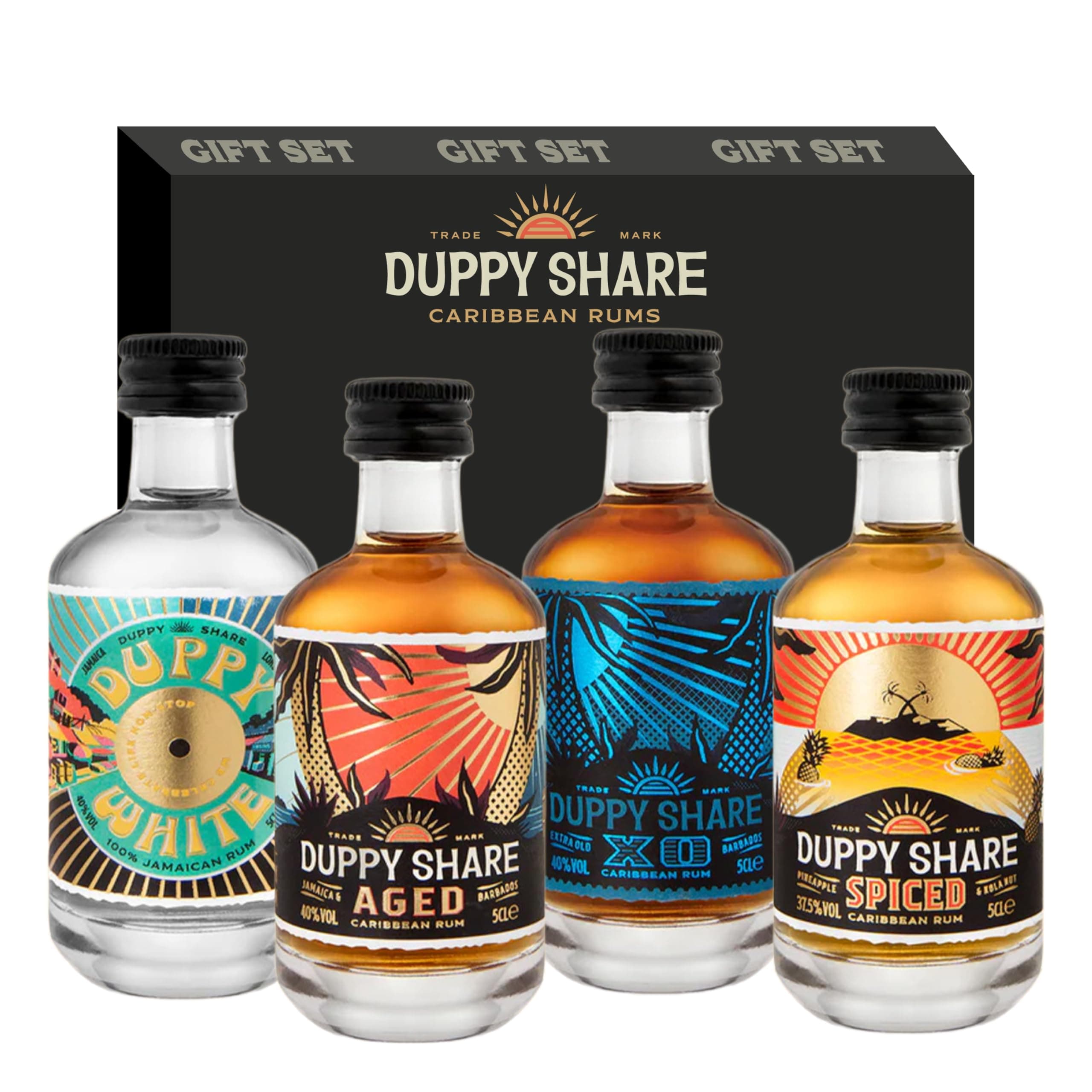 Rum Gift Set, 4 x 5cl