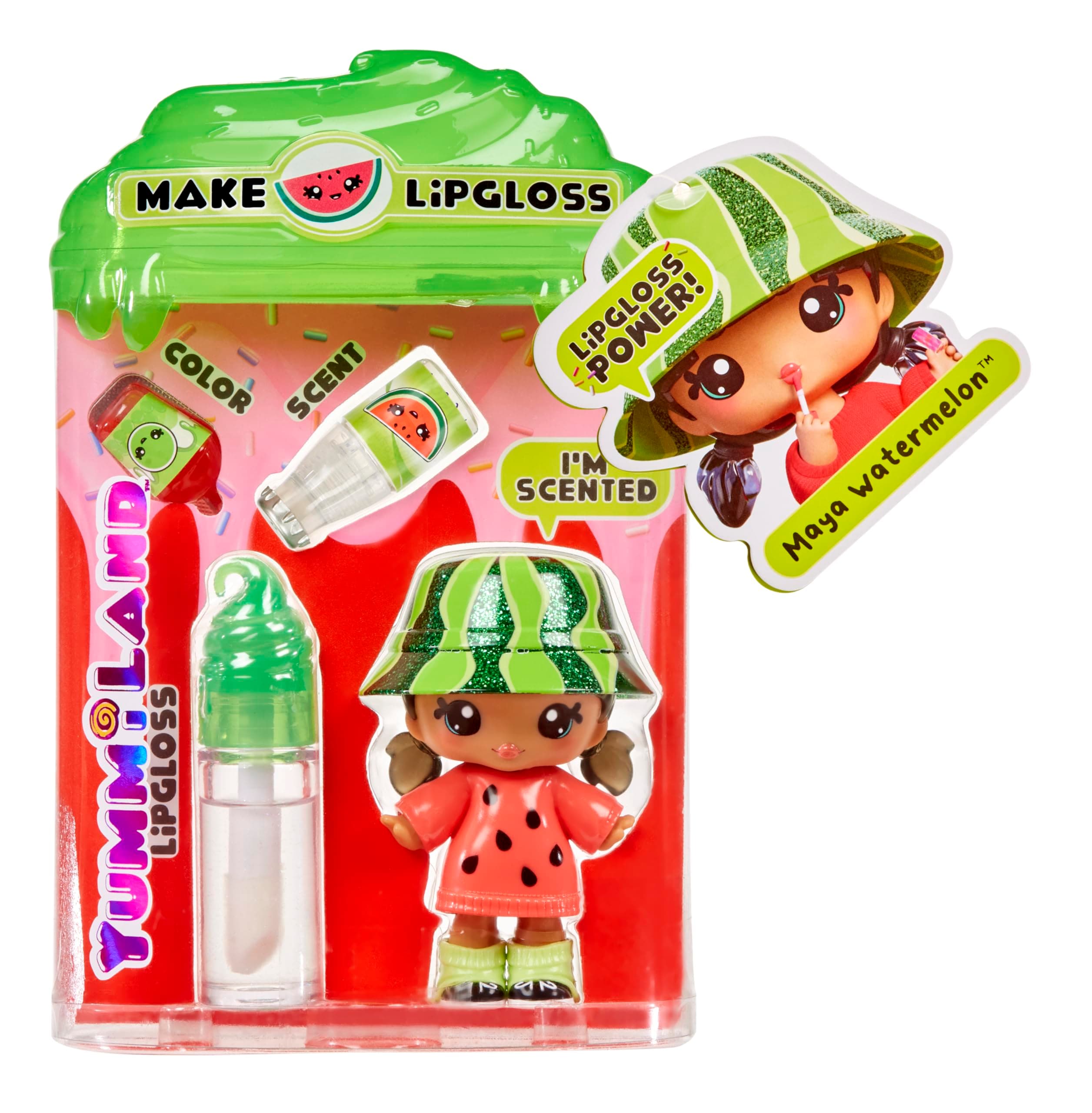 Lipgloss Doll- Maya Watermelon, Ages 4+