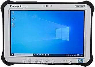 Panasonic Toughpad FZ-G1 MK1, Intel i5-3437U 1.9GHz, 10.1 WUXGA Multi TouchDigitizer, 8GB, 128GB SSD, LAN Port, 4G LTE, Camera, WiFi, Bluetooth, Windows 10 Pro (Renewed)