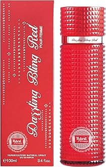 Hybrid & Company Women Dazzling Bling Red Pour Femme Eau De Parfum Vaporisateur Natural Spray 3.4 Fl Oz