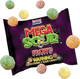 Barnetts Mega Sour Fruits 104g