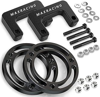 Maxracing 3.5" Front Leveling Kit Upper+Lower Strut Lift Spacers Compatible with 2007-2024 Chevy Silverado Avalanche Suburban Tahoe 1500 | GMC Sierra Yukon 1500 2WD/4WD