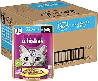 Adult (+1 Year) Wet Cat Food, Ocean Fish Flavor, 80 g, Pack of 28 | Complete & Balanced Food for Adult Cats | Pet Food for Hydration of Cats