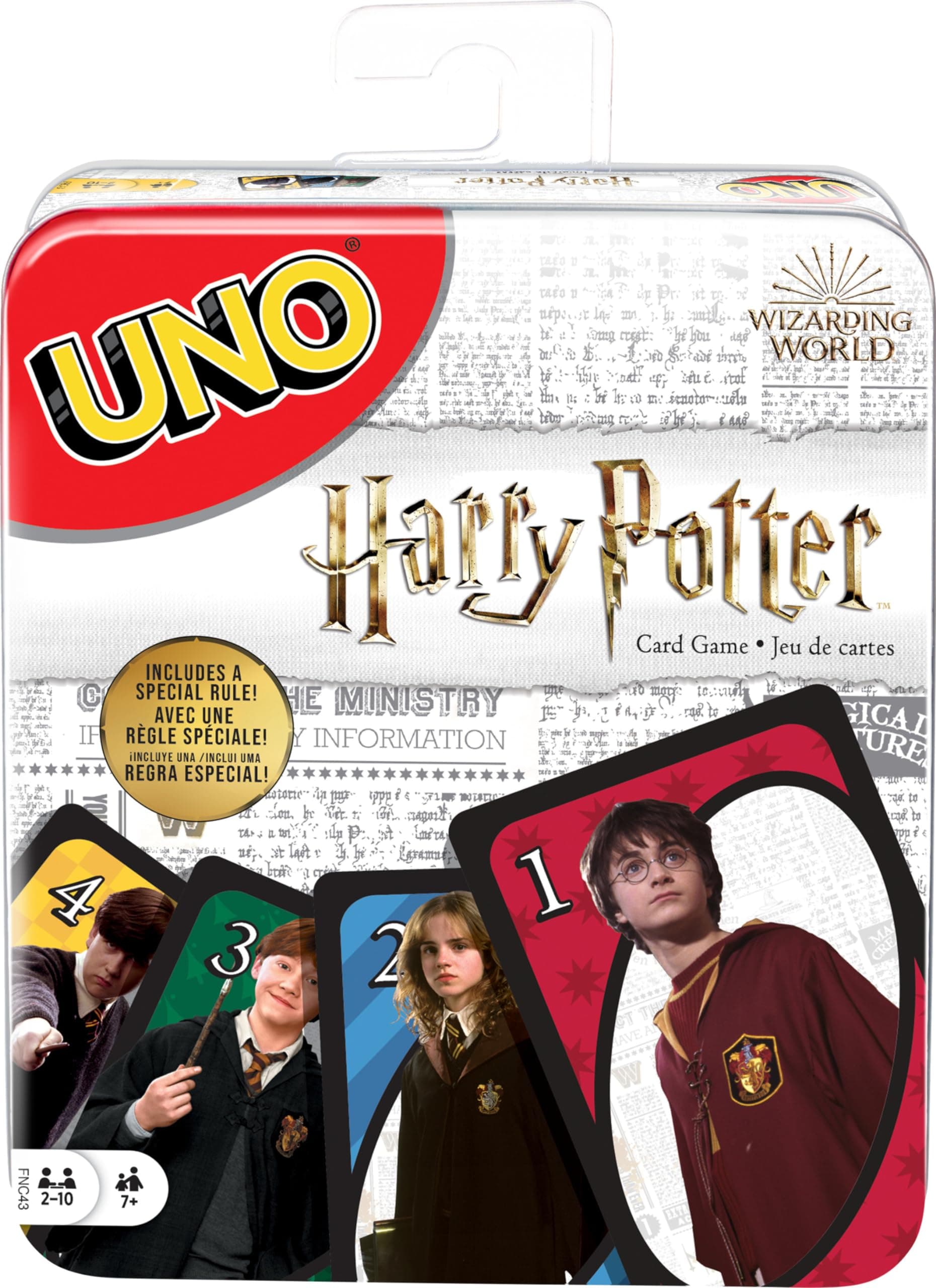 UNO Harry Potter Card Game Tin