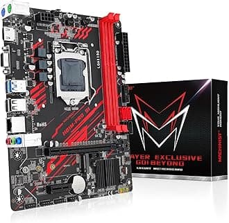 LGA 1150 Gaming Motherboard, H81 Micro ATX Intel 4th Gen for Desktop PC Support 1333/1600MHz DDR3 Dual Channel Max 16GB, i3 i5 i7/Xeon E3 V3 Processor, NVME M.2, SATA 3.0, H81M-PRO