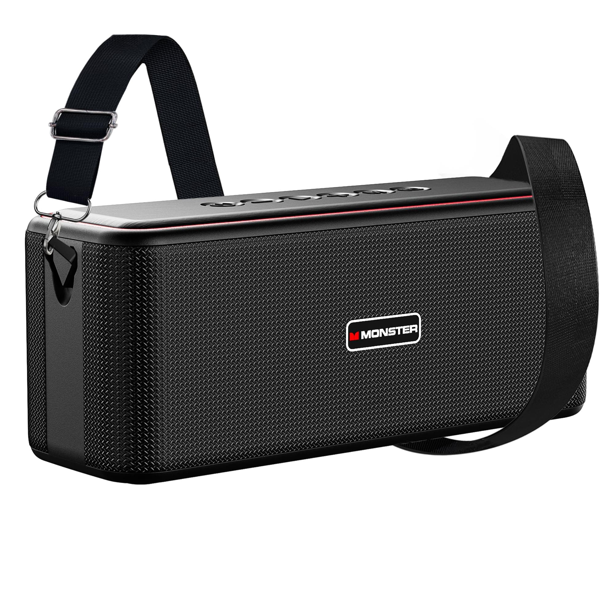 Shock Pro Bluetooth Speaker with Strap, 80W Loud Speaker with Deep Bass, Portable Wireless Speakers with TWS, Long Playtime & Waterproof for Outdoors/Indoors, Supports AUX/TF Card/USB Audio