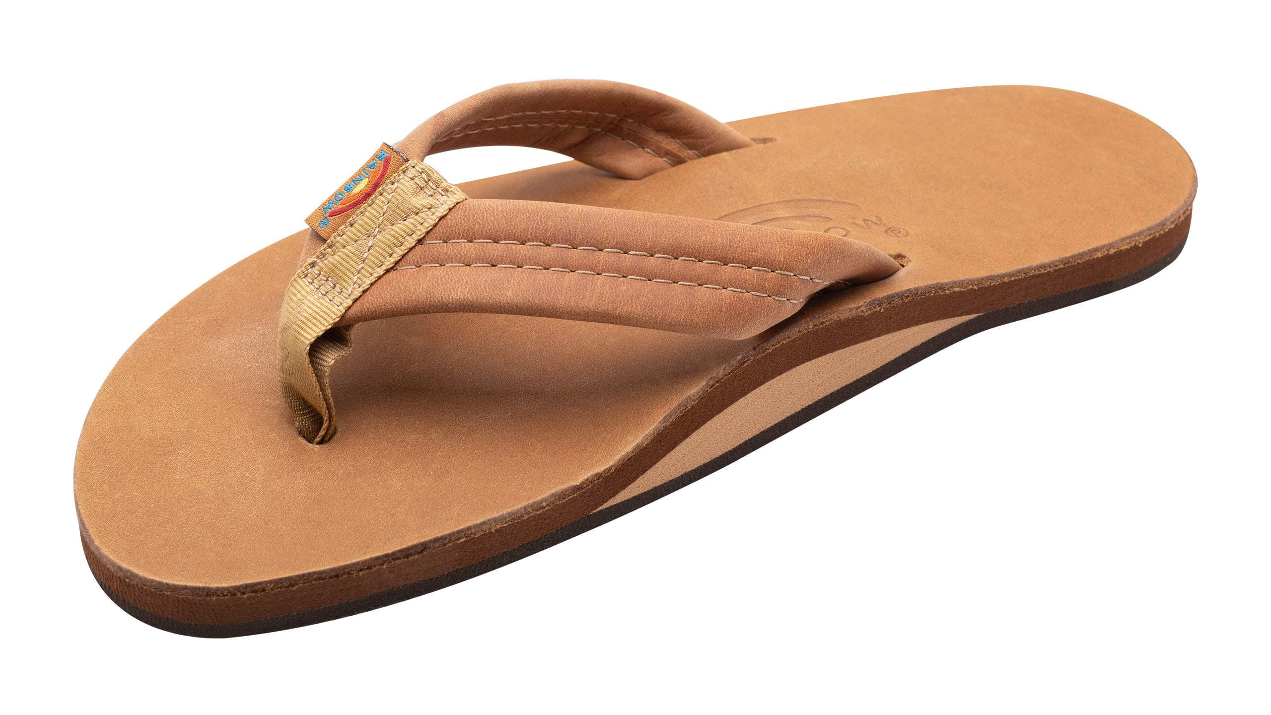 Rainbow Sandals Mens Luxury Leather - Single Layer Arch Support