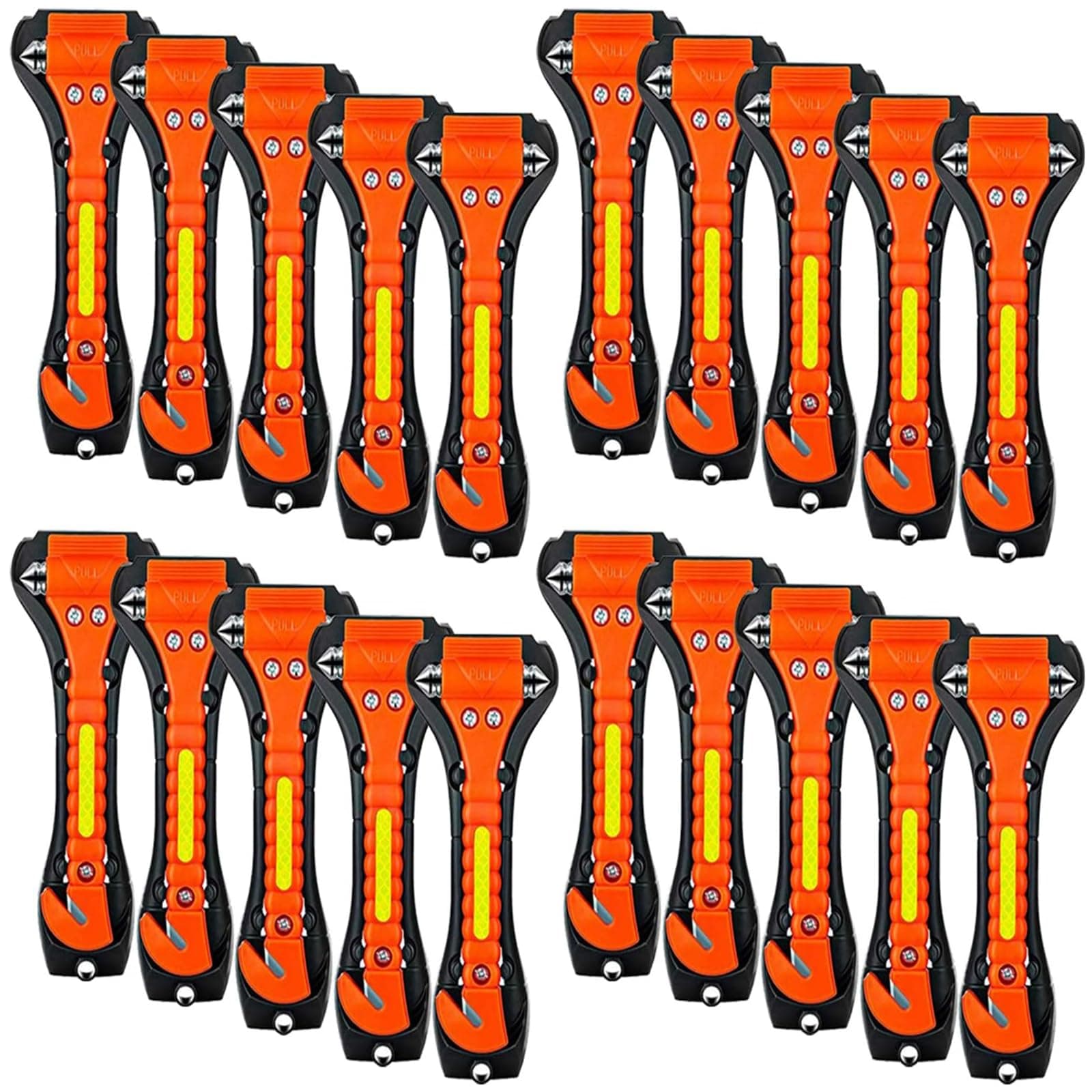 20 Pack Car Safety Hammer, 2 in 1 Car Escape Tool Seatbelt Cutter and Car Window Glass Hammer Breaker for Home Rescue and Car Emergency Escape Tools