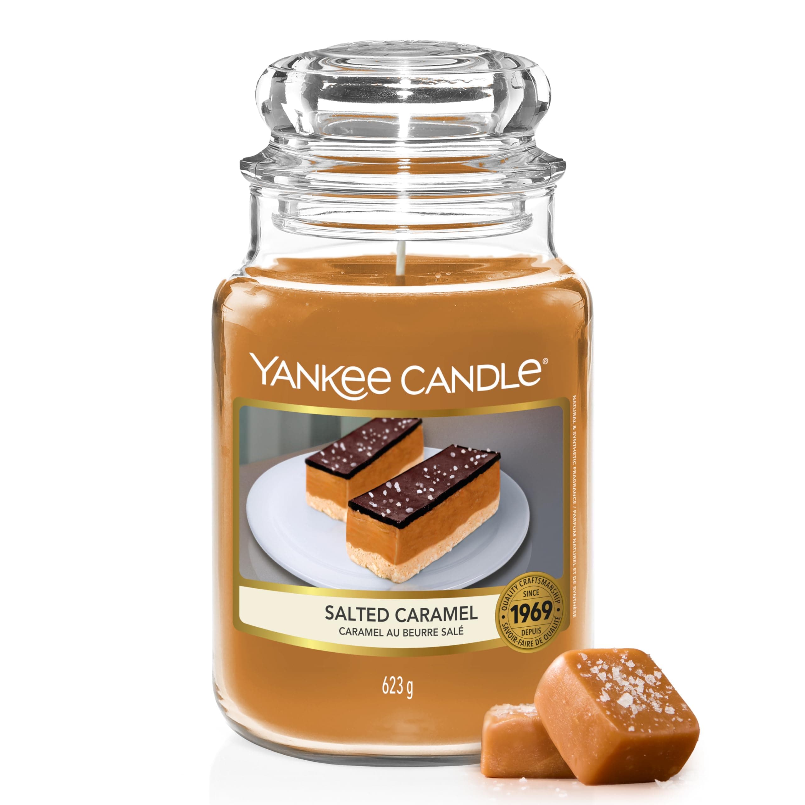 Yankee Candle Large Jar Candle, Salted Caramel