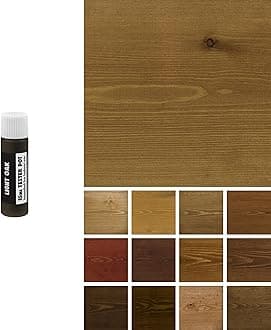 Littlefair's Wood Stain Water-Based - (Light Oak) – Non-Toxic, Eco-Friendly & Quick Drying - Easy-to-Apply, Concentrated Formula for All Wood Types – 15ml Tester Pot