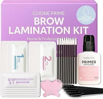 At Home Brow Lamination Kit - DIY Eyebrow Lamination Kit Professional Eye Brow Perm Kit Instant DIY Eyebrow Lift Kit for Fuller Thicker Brows Lasts For Upto 8 Weeks