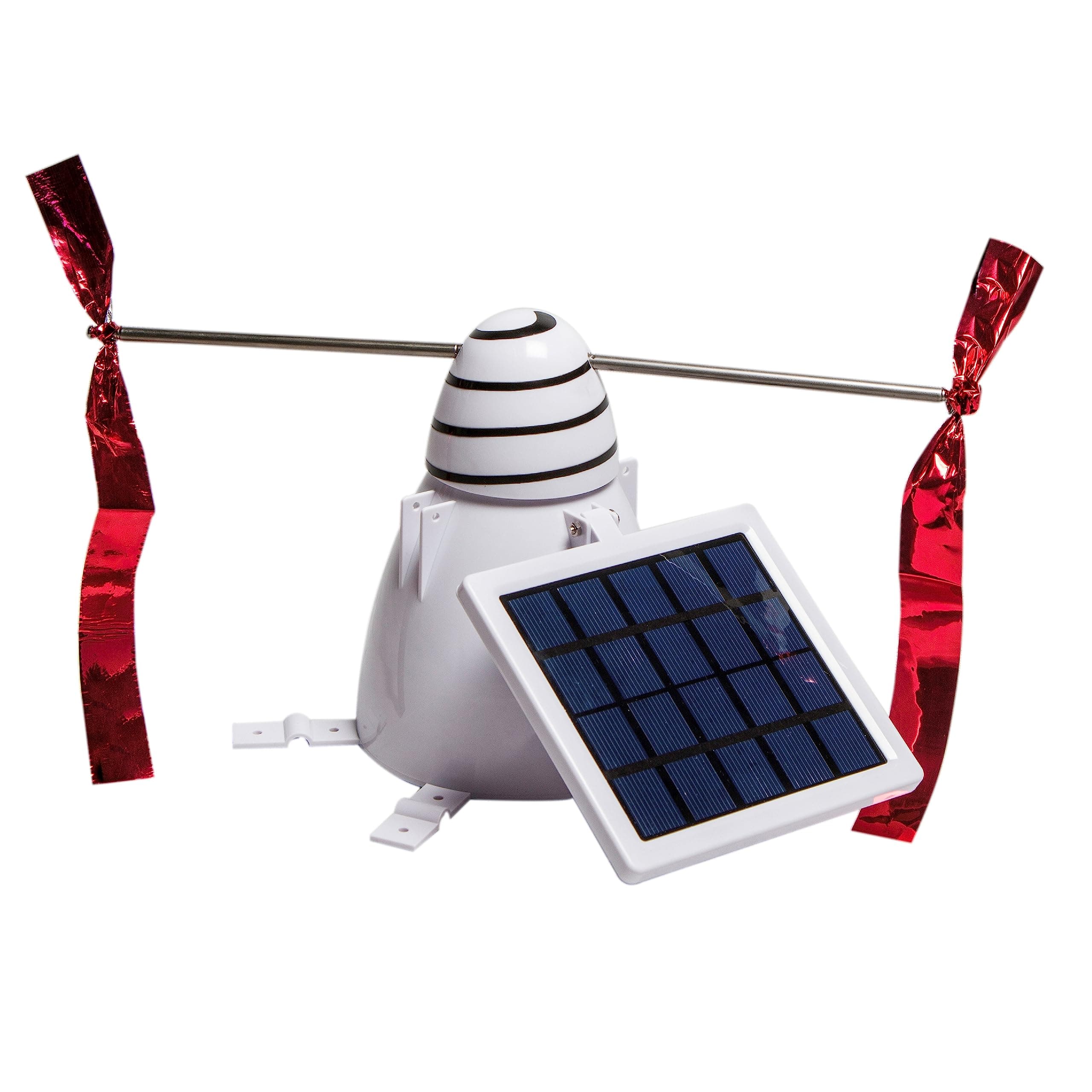 - Bird B Gone - Solar Bird Repeller - Spinning Bird Deterrent with Telescoping Arms - Prevents Birds from Landing - Humane Repellent - Portable Design - for Boats, Patios, AC Units, Etc - Solar Powered