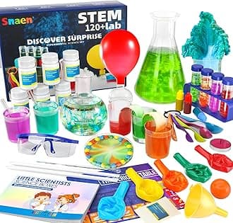 SNAEN 220+ Lab Experiments Science Kits for Kids, STEM Educational Learning Scientific Tools,Birthday Gifts and Toys for 3 4 5 6 7 8 9 10 11 12 Years Old Boys Girls Kids