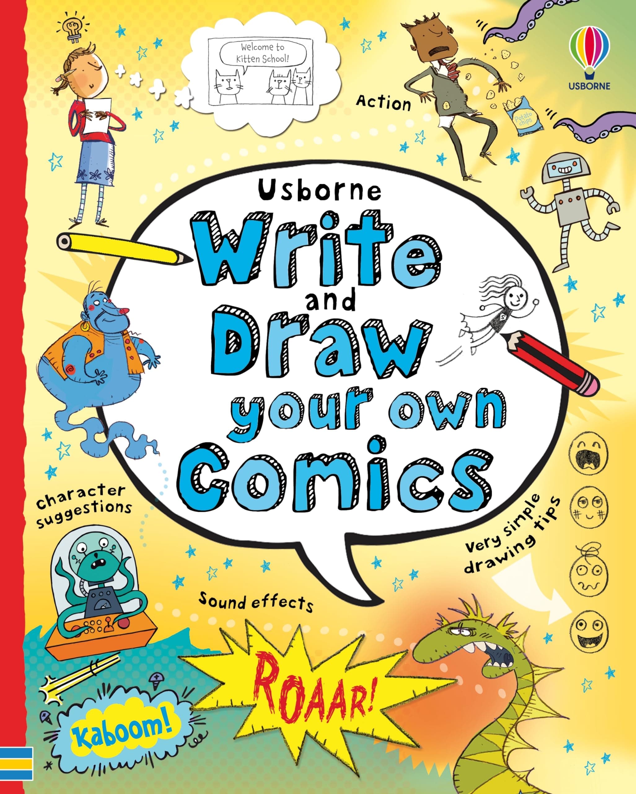 Usborne Write and Draw Your Own Comics Spiral-bound – Import, 2 July 2024