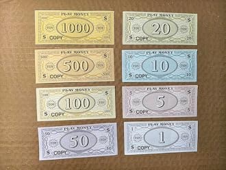 Ficheny Props Copy Money 140 pcs for Music Videos,Kids Learning Toys and Birthday Party