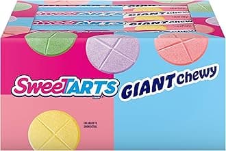 Giant Chewy Candy, Sweet and Tart, 1.35 oz, 36 count