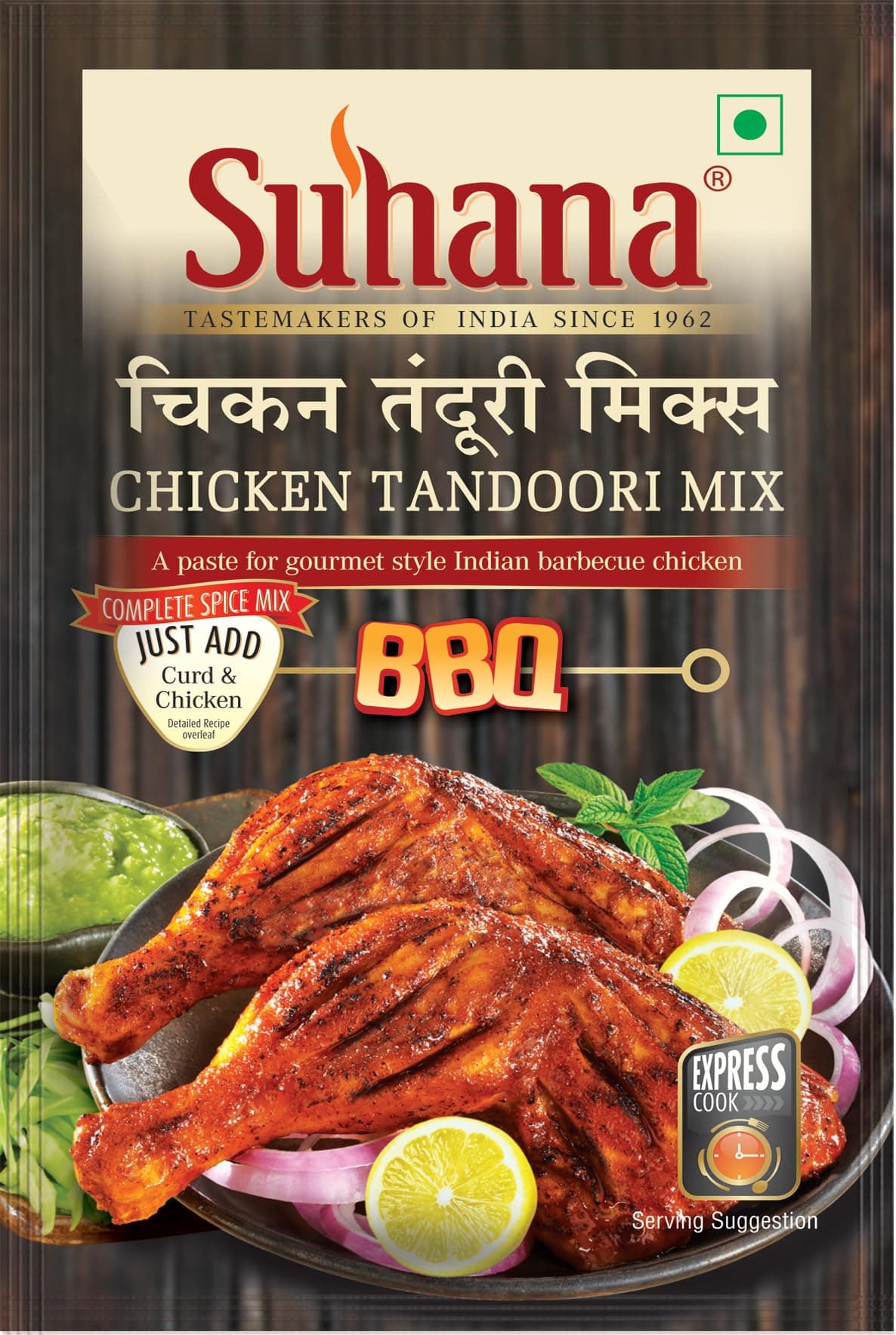 Suhana Chicken Tandoori (Paste) Spice Mix, 100 gram