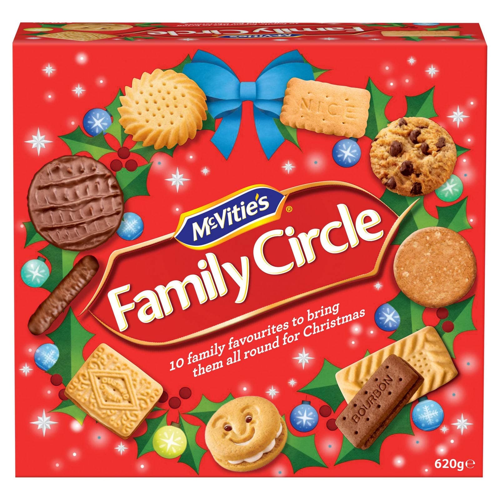 McVities Family Circle Assorted Biscuits 620g (2 Packs)
