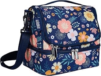 Floral Two Compartment Lunch Bag