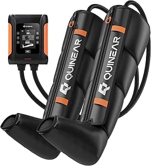 Professional Leg Recovery System, Cordless Air Compression Boots with Sequential Compression, Leg and Foot Massager, Fast Recovery Therapy for Athletes, FSA-HSA Eligible (Medium)