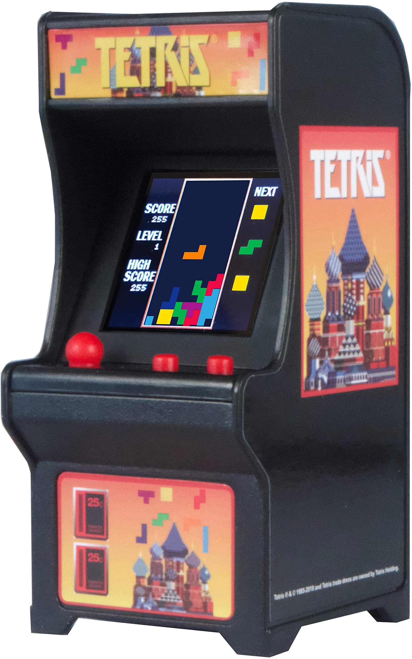 Super Impulse 382 Pac-Man Tiny Arcade Tetris Keychain, Multicoloured
